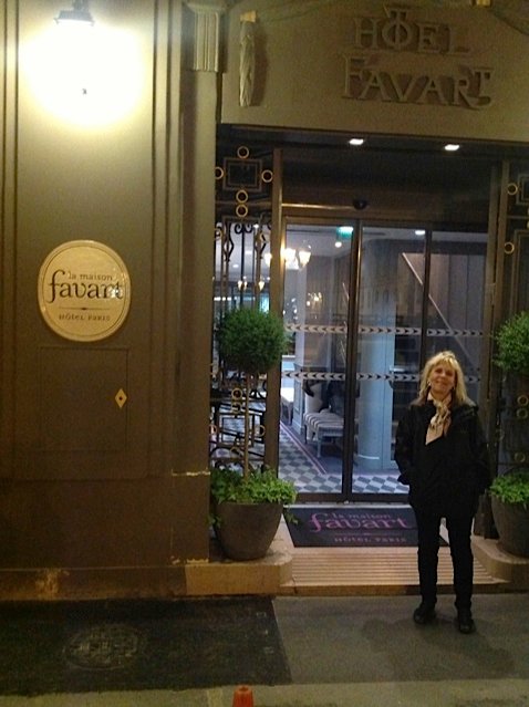 Deirdra Doan at the Hotel Favart in Paris, France.