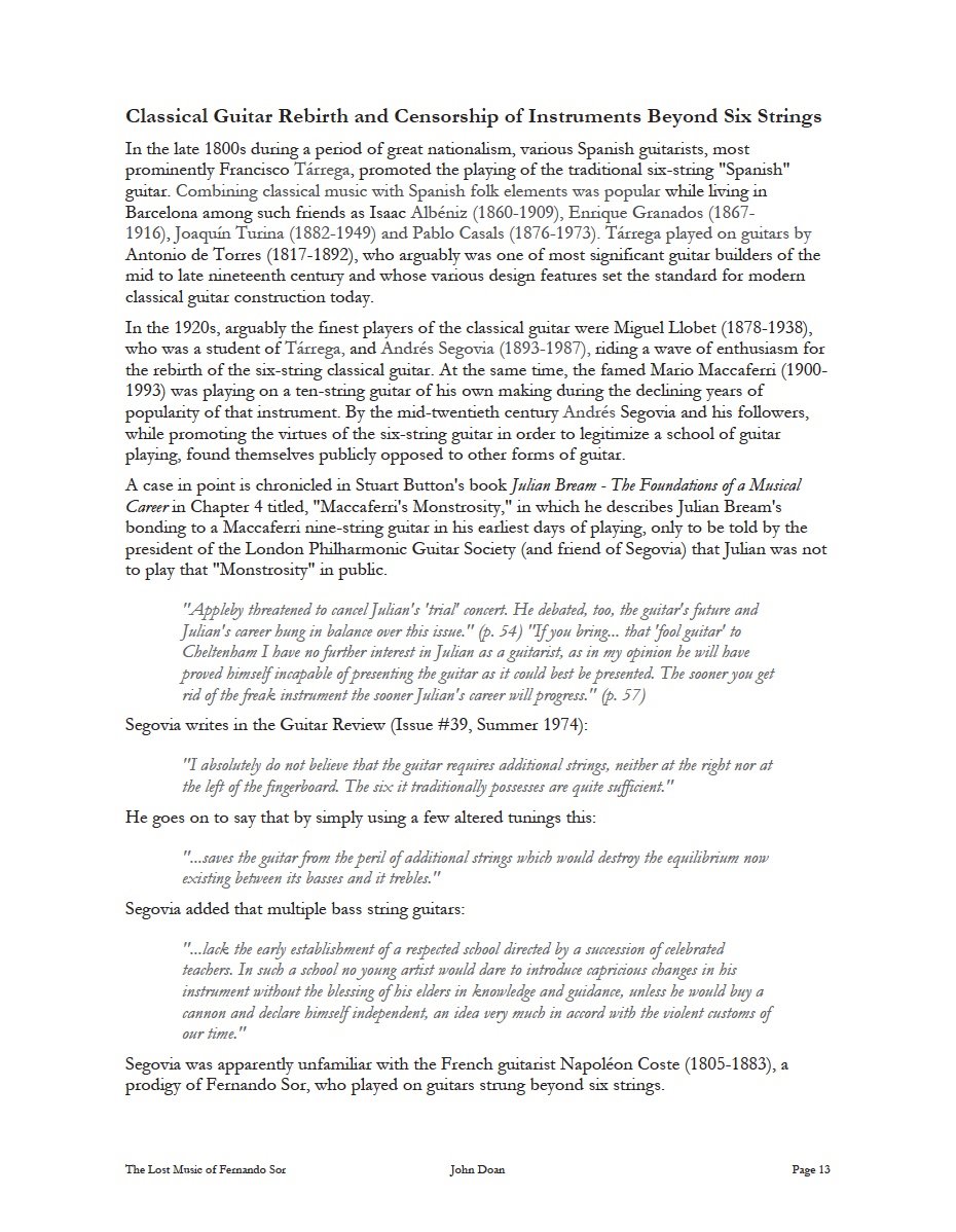 Censorship of Guitar with more than 6 strings page from book.